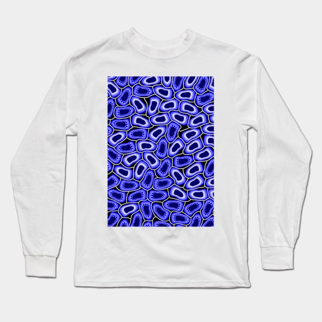 Aboriginal Art - The Waterholes Long Sleeve T-Shirt by hogartharts